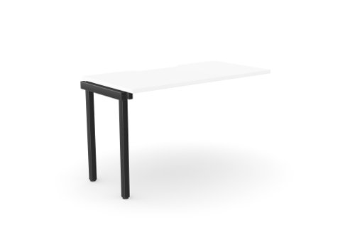 C-sense 1 Person Bench Add-On Scallop Top 1000 x 600 - White /BLK
