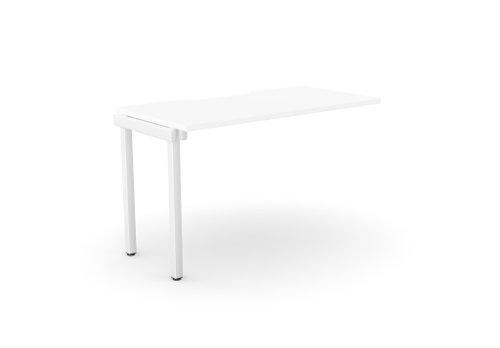 C-sense 1 Person Bench Add-On Scallop Top 1000 x 600 - White /WHT