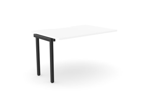 C-sense 1 Person Bench Add-On Scallop Top 1000 x 800 - White /BLK