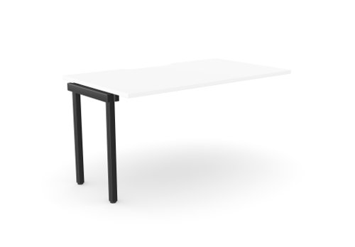 C-sense 1 Person Bench Add-On Scallop Top 1400 x 800 - White /BLK