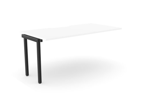 C-sense 1 Person Bench Add-On Scallop Top 1600 x 800 - White /BLK