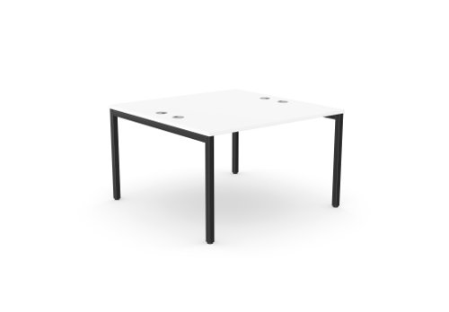 C-sense 1 Person Bench Open Leg Portal Top 1000 x 600 - White /BLK