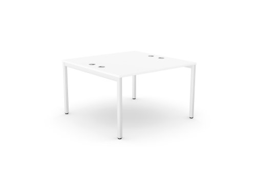 C-sense 1 Person Bench Open Leg Portal Top 1000 x 600 - White /WHT