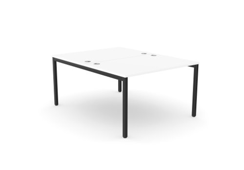 C-sense 1 Person Bench Open Leg Portal Top 1000 x 800 - White /BLK