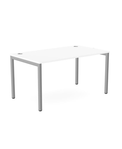 C-sense 1 Person Bench Open Leg Portal Top 1400 x 800 - White /SLV