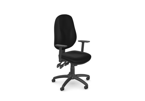 O.B Series Deep Foams 3L A-Sync H/Duty Mech Fixed Arms - Evert Black E001