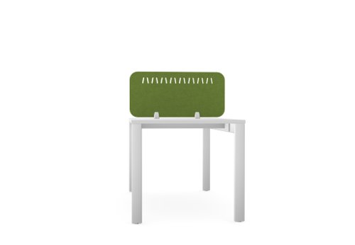 PET Screen - Desk Mounted Straight Top 790w x 400h - Pattern 2 - Green Citrus