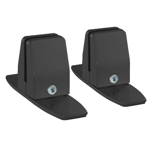 Aluminum Surface Mount Desktop Clamps - pair- Black