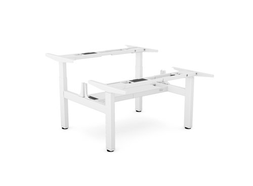 AV8 PILOT BENCH height adjustable frame, dual motor - White
