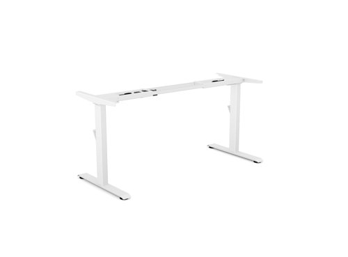 AV8 PILOT DESK height adjustable frame, dual motor - White