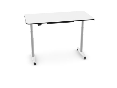 FlipMe - Flip Top Height Adjustable Table, with Whiteboard Top, Batery & Batery Charger