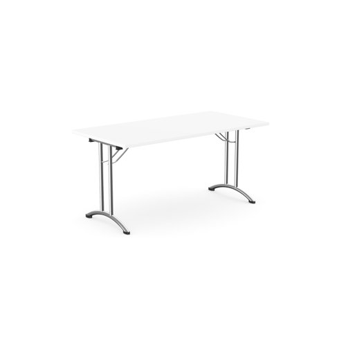 Morf Folding Retangular Table - 1500w x 750d - White