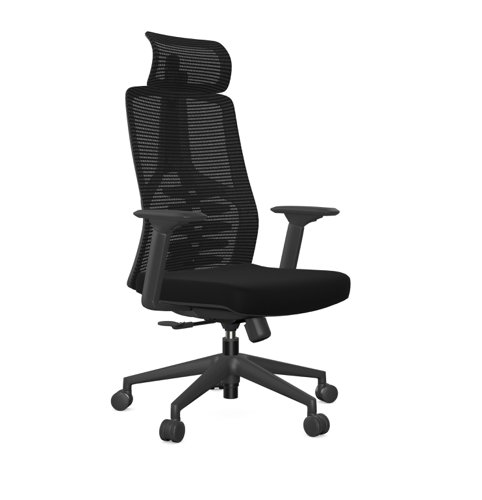 X44 Mesh Back Swivel Chair with Headrest