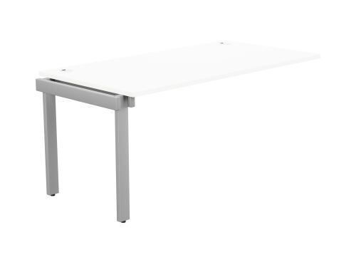 Switch 1 Person Bench Add-On Portal Top 1600 x 800 - Silver Frame / White Top