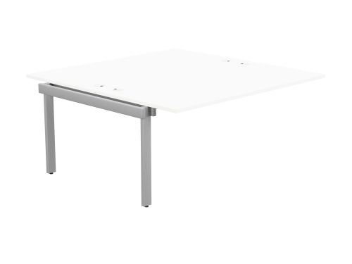 Switch 2 Person Bench Add-On Portal Top 1600 x 800 - Silver Frame / White Top