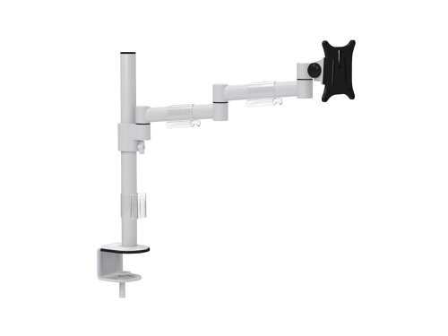 M100 Single Monitor Arm - White