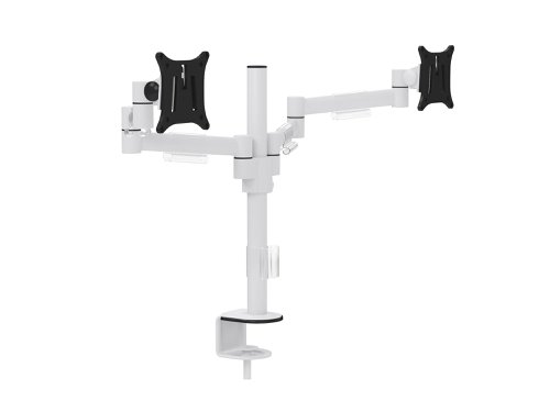 M200 Double Monitor Arms - White