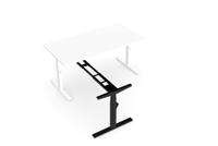Leap L-Shape extension for Single desks  - Black