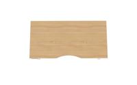 Sit Stand Dual Purpose Scallop Top, 1200 x 800 x 25mm - BE