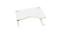 PLY Sit Stand K Top With Alu Portals, 1600 x 1000 x 25mm Rad Right - WH