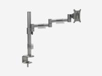 M100 Single Monitor Arm - Silver