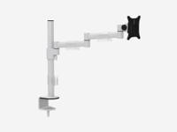 M100 Single Monitor Arm - White