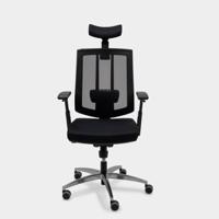 Taxis Mesh Chair 4D Arms, Seat Slide, Headrest, coat hanger, Aluminium Base