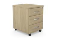 Kito Contract Mobile Ped 3 Drw - Urban Oak