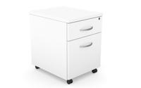 Kito Contract Mobile Ped 2 Drw - White