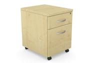 Kito Contract Mobile Ped 2 Drw - Maple