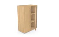 Kito Closed Storage 1130mm - 3 Level Beech