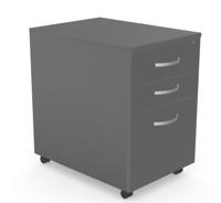 Kito Contract Mobile Ped 3 Drw - Graphite