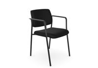 ISO - Budget Stacking chair with black frame - Black seat