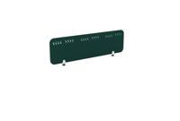 PET Screen - Desk Mounted Straight Top 1390w x 400h - Pattern 1 - Deep Forest (Brackets Not Included)