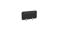 PET Screen - Desk Mounted Straight Top 790w x 400h - Pattern 2 - Charcoal (Brackets Not Included)