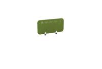 PET Screen - Desk Mounted Straight Top 790w x 400h - Pattern 2 - Green Citrus (Brackets Not Included)