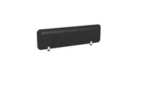 PET Screen - Desk Mounted Straight Top 1390w x 400h - Pattern 2 - Charcoal (Brackets Not Included)