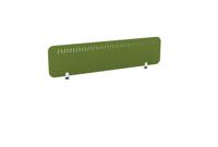 PET Screen - Desk Mounted Straight Top 1590w x 400h - Pattern 2 - Green Citrus (Brackets Not Included)