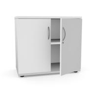 Kito Closed Storage 725mm - 1 + 3/4 Level (Desk High) White