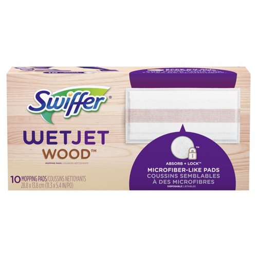 Swiffer WetJet 5.4 in. Wet Microfiber Mop Pad 1 pk