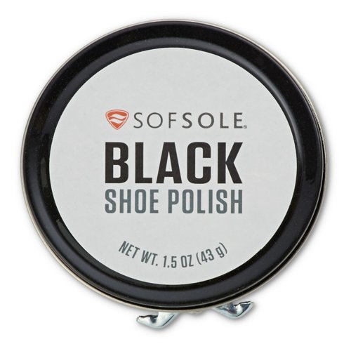 Sof Sole Black Shoe Polish 1.5 oz