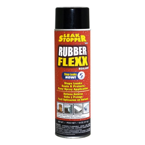 Leak Stopper Rubber Flexx Gloss Black Rubber Polymers Leakseal Flexible Rubber Sealant 18 oz