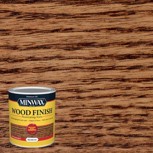 Minwax Wood Finish Semi-Transparent Red Oak Oil-Based Penetrating Wood Stain 1 qt