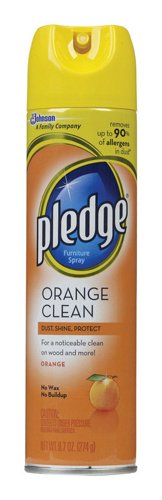 Pledge Orange Scent Furniture Polish 9.7 oz Spray
