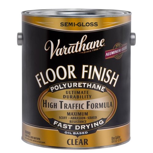 Varathane Semi-Gloss Clear Oil-Based Floor Finish 1 gal