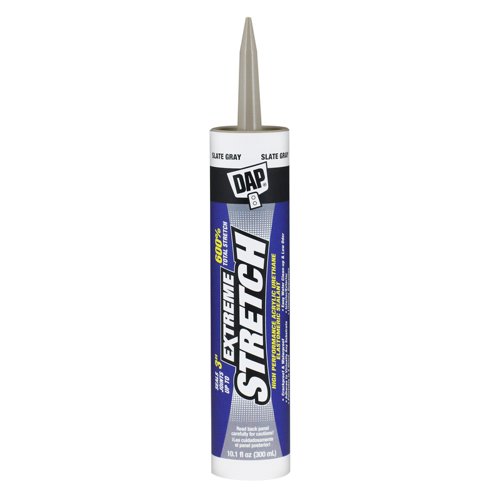 DAP Extreme Stretch Slate Gray Acrylic Urethane All Purpose Elastomeric Sealant 10.1 oz