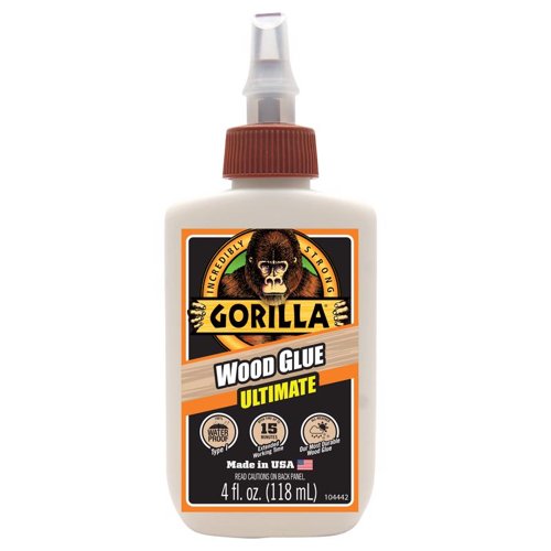Gorilla Extra Strength Natural Wood Glue 4 oz