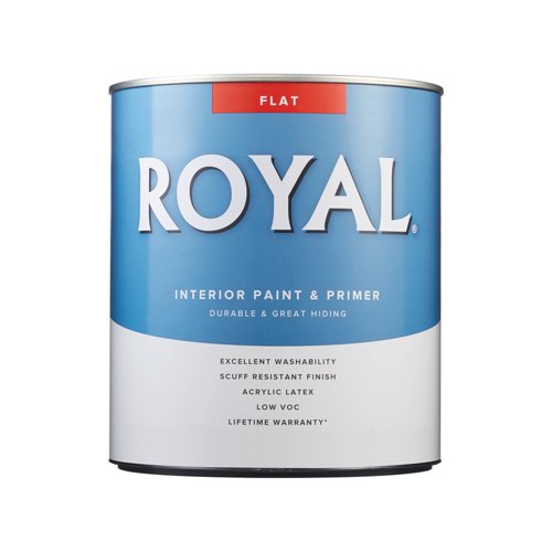 Royal Flat Tint Base Ultra White Base Paint and Primer Interior 1 qt