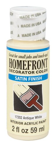 Homefront Satin Antique White Hobby Paint 2 oz