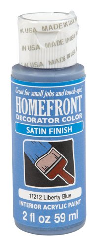 Homefront Decorator Color Satin Liberty Blue Hobby Paint 2 oz